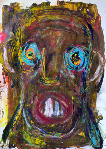 Fratze by Bernd Vogel, 絵画 for Sale on Singulart