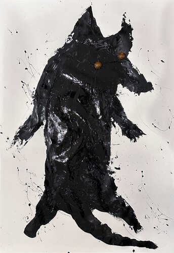 nasser Köter by Bernd Vogel, 絵画 for Sale on Singulart