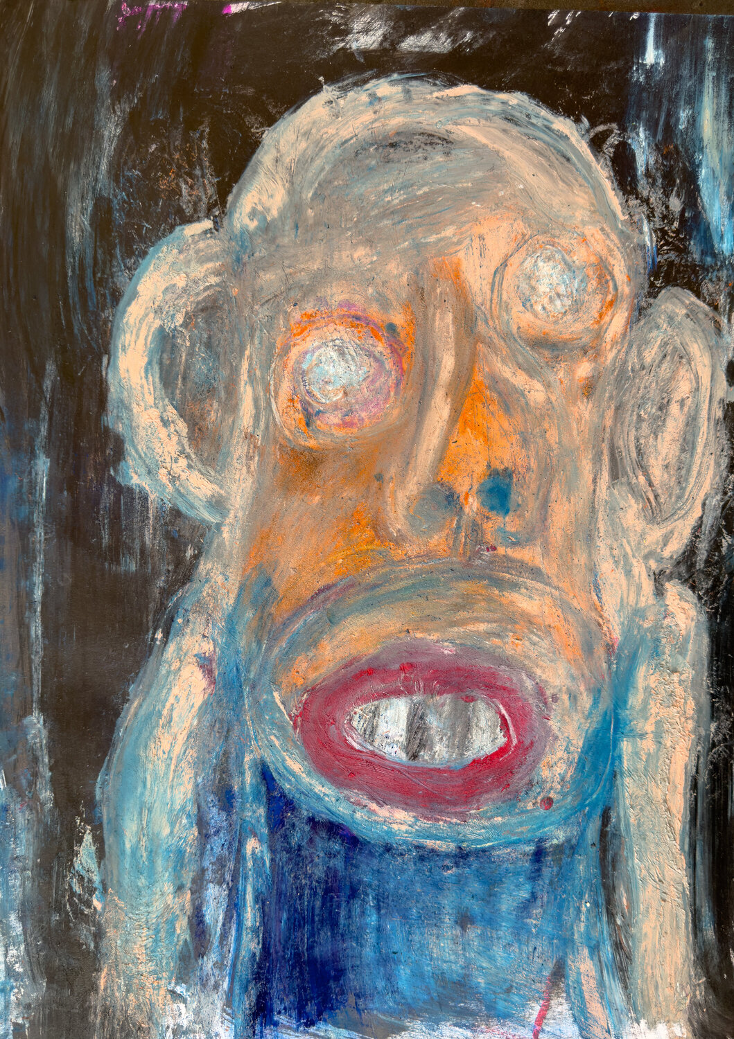 Unser Dorf Bernd Vogel Peinture originale à vendre