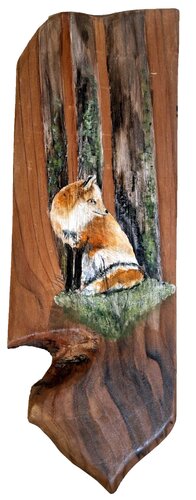 renard dans les hêtres de roger achache, Pintura a la venta en Singulart