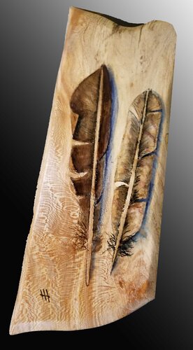 plume de rapace von roger achache, Malerei kaufen auf Singulart