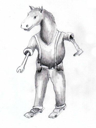 fantaisie van roger achache, Tekening te koop op Singulart