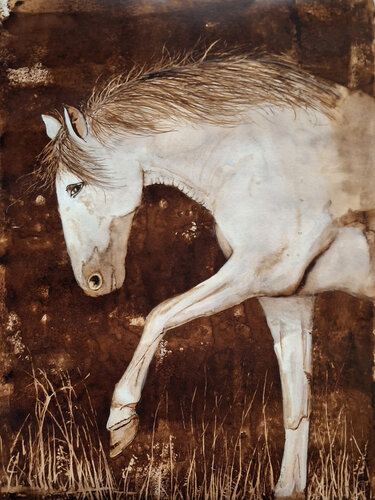 au galop de roger achache, Pintura a la venta en Singulart