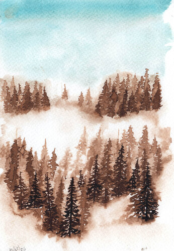 Brume du matin 04 von roger achache, Werk auf Papier kaufen auf Singulart