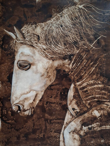 au galop de roger achache, Pintura a la venta en Singulart