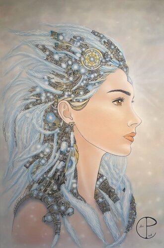 Aetheris – The Soul Mechanica di Pavlos Tatsis, Pittura in vendita su Singulart
