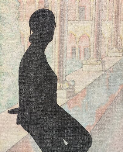 She was in Barcelona di Sargis Knyazyan, Pittura in vendita su Singulart