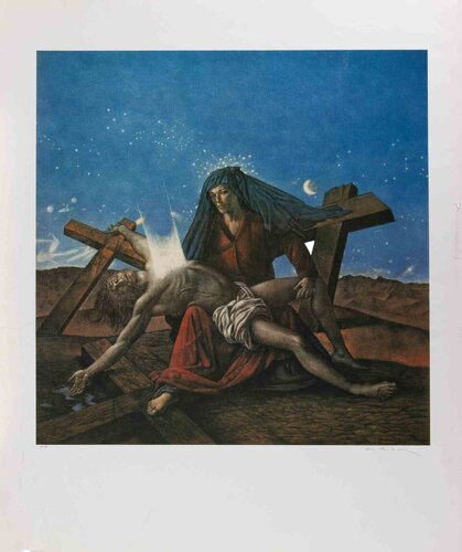 The Pietà di Nino La Barbera, Stampa in vendita su Singulart