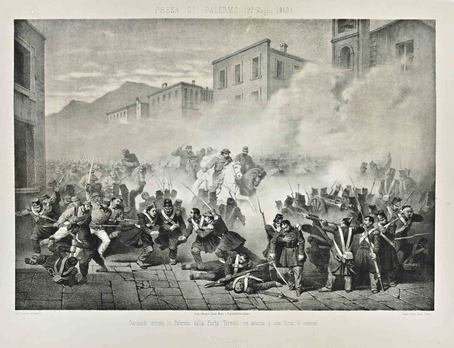 The Conquest of Palermo Michele and Leonardo Doyen Druck zu verkaufen