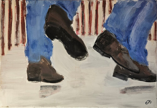 Billy Elliot di Guillaume Marchat, Pittura in vendita su Singulart