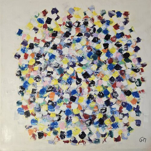 Abstraction explosion de couleurs von Guillaume Marchat, Malerei kaufen auf Singulart