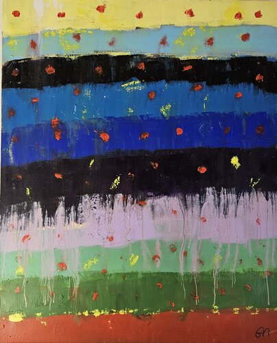 Coquelicots van Guillaume Marchat, Schilderij te koop op Singulart