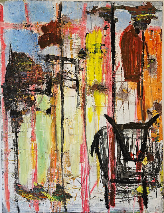 Corrida, abstraction Guillaume Marchat