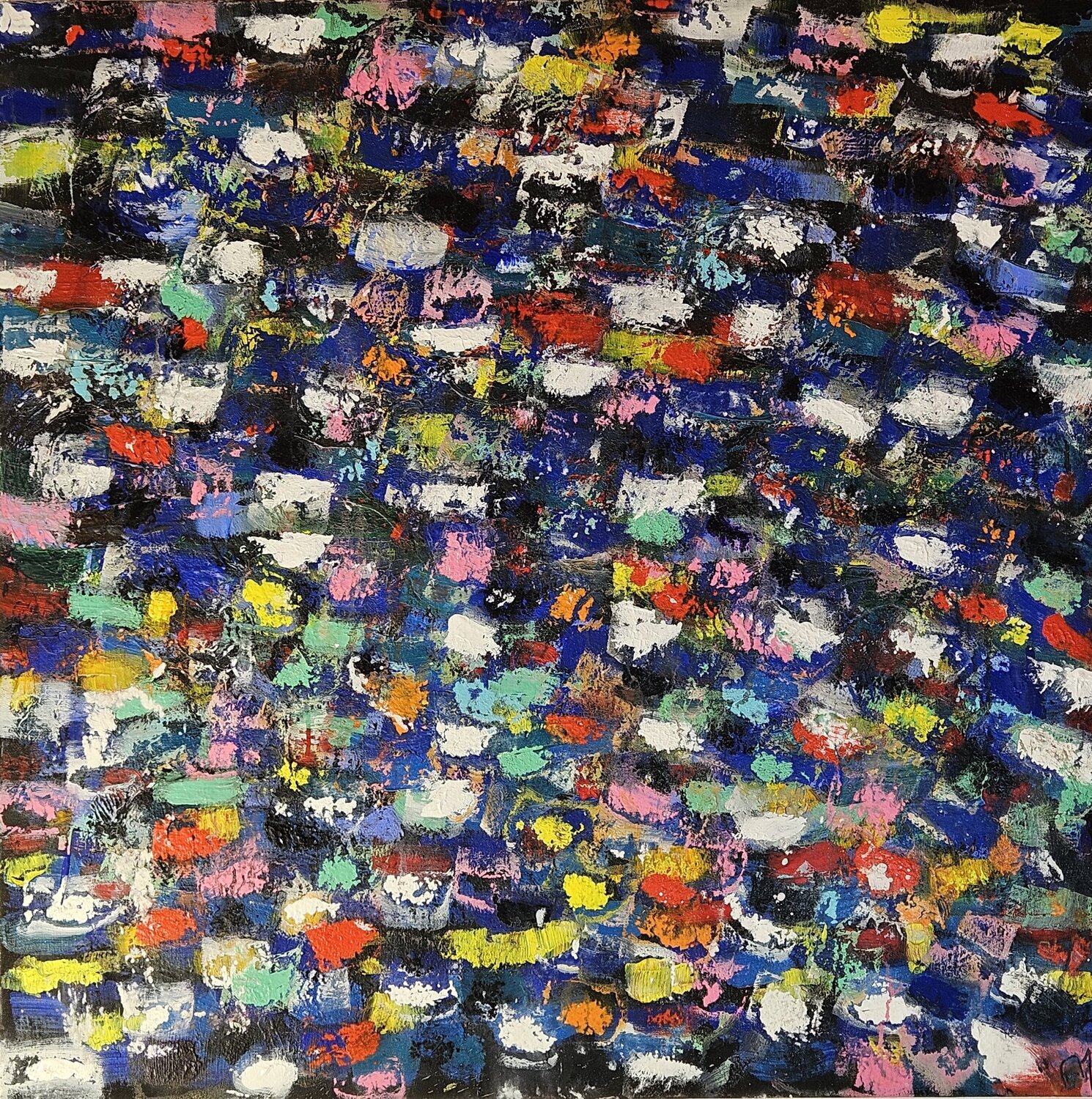 Abstraction étude de couleurs Guillaume Marchat