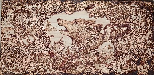 The Wolf de Stefan Dauter, Pintura a la venta en Singulart