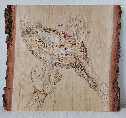 Die Spiegelung der Sehnsucht by Stefan Dauter, 회화 for Sale on Singulart
