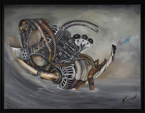 La tempête van Frédéric Capron, Schilderij te koop op Singulart