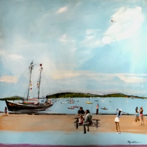 Lunenburg Golf di Raymond Chow, Pittura in vendita su Singulart