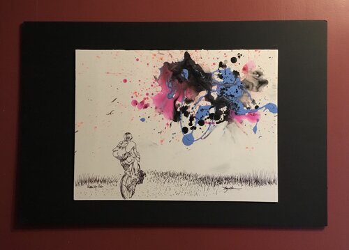 Bike Ride 2 by Raymond Chow, 油畫 for Sale on Singulart