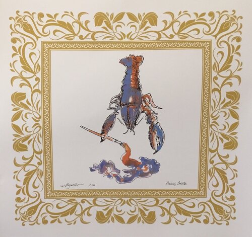 Painting Lobster Two von Raymond Chow, Druck kaufen auf Singulart