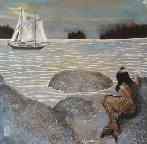 Mermaid And Bluenose van Raymond Chow, Afdruk te koop op Singulart