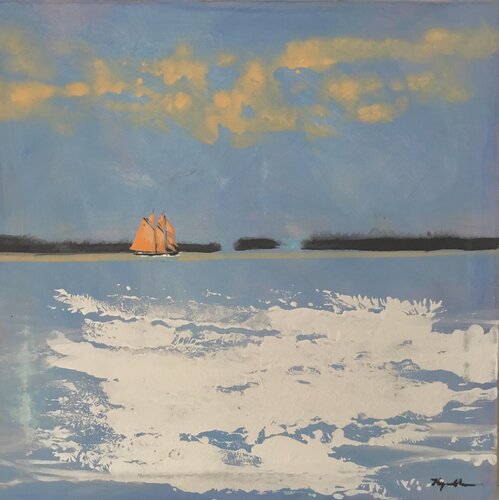 Bluenose And Tiretread Waves di Raymond Chow, Pittura in vendita su Singulart
