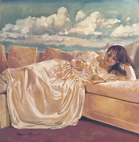 Relaxed On Sofa Raymond Chow