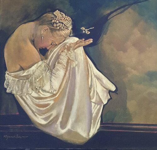 Almost In Her Palm von Raymond Chow, Malerei kaufen auf Singulart