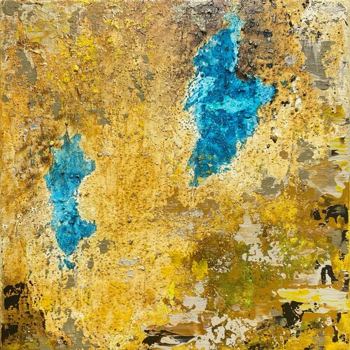 Espejismos en el desierto (enmarcada en madera de haya teñida) by Belén Sevilla, 회화 for Sale on Singulart