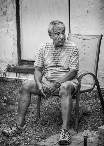 Jorge: Prayer Beads in the Courtyard by Joel Dyer, Photography for Sale on Singulart