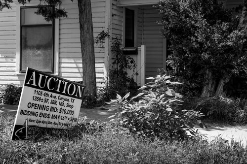 10K Home for Unpaid Bills by Joel Dyer, Photography for Sale on Singulart