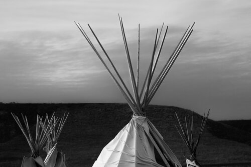 Last Light Teepee Tops di Joel Dyer, Fotografia in vendita su Singulart