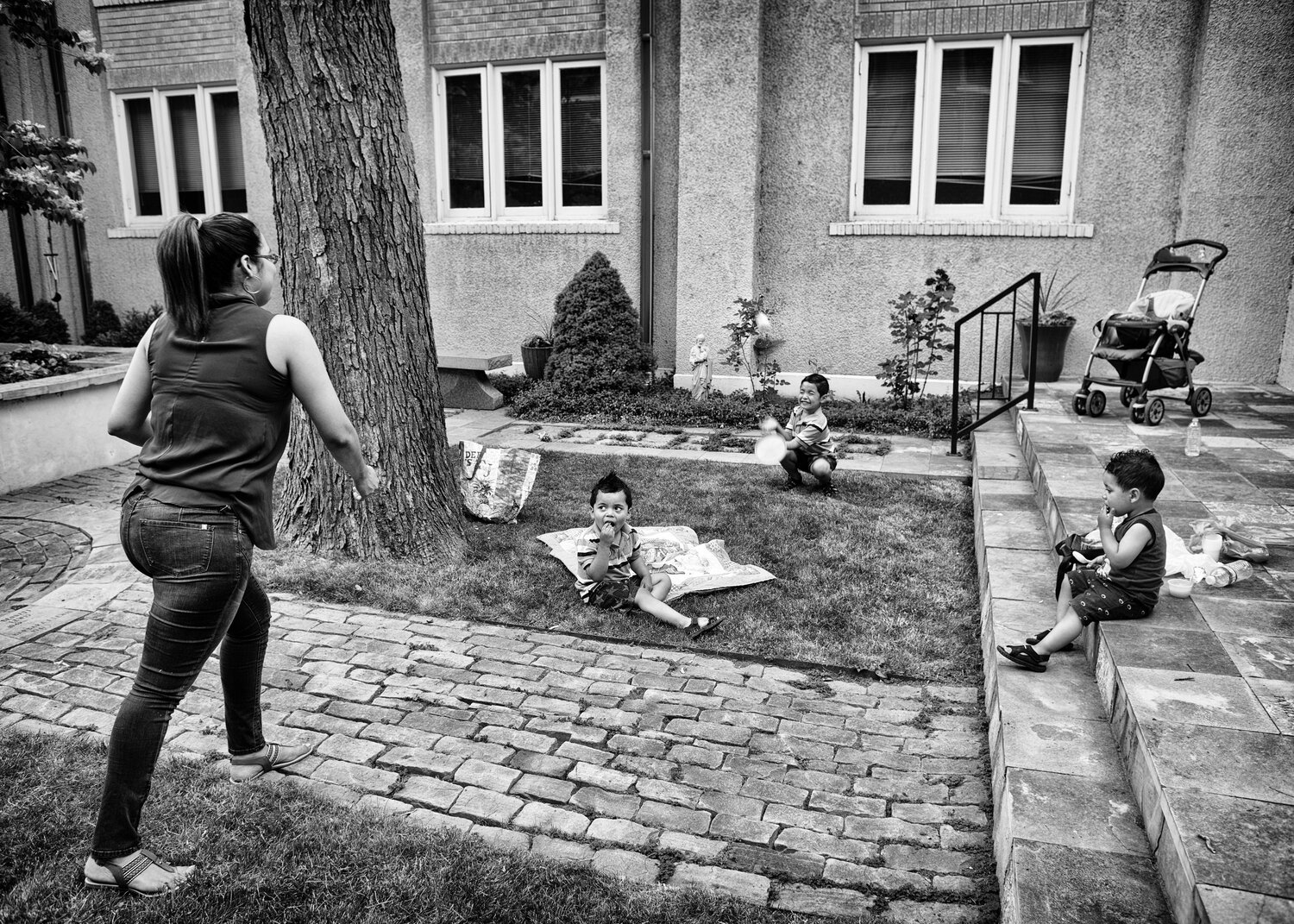Araceli: Playing Catch in the Courtyard Joel Dyer