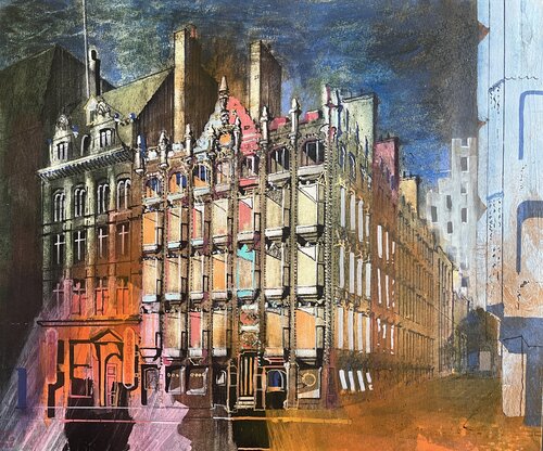 Oriel Chambers de Alexis Butterfield_Art, Pintura a la venta en Singulart