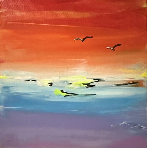Sunset 5 von Vivian Divine, Malerei kaufen auf Singulart