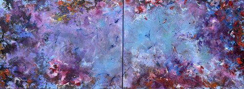 Divine Portal 65 / Diptych di Vivian Divine, Pittura in vendita su Singulart
