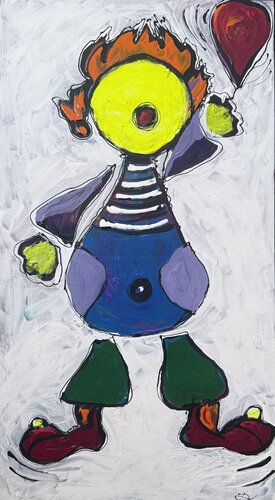 Clown von Vivian Divine, Malerei kaufen auf Singulart