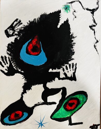 Funny Dog 1 di Vivian Divine, Pittura in vendita su Singulart
