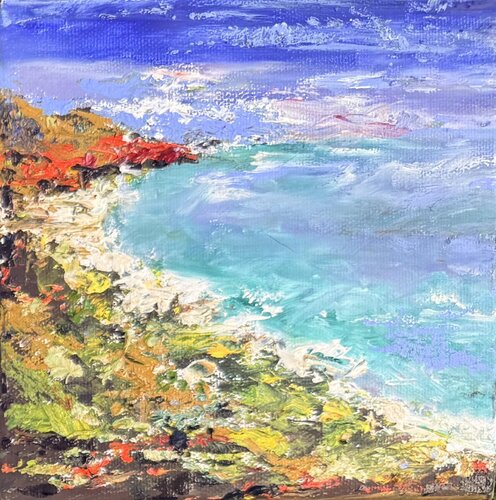 Baldwin Beach by Vivian Divine, 油畫 for Sale on Singulart
