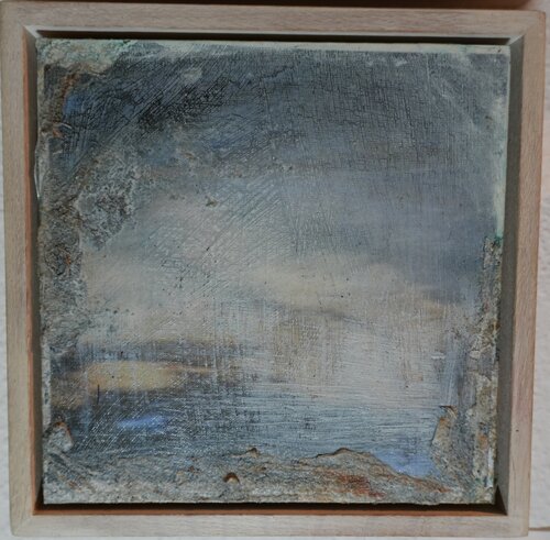 Landschaft ( Natur einatmen - Kunst ausatmen ) van Veronika Staat - Bachmann, Schilderij te koop op Singulart