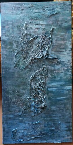 Miroir de l'âme van Veronika Staat - Bachmann, Schilderij te koop op Singulart