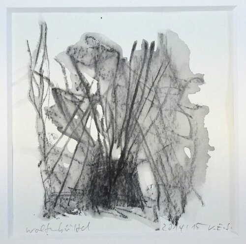 Begegnung par Veronika Staat - Bachmann, Œuvre sur papier en vente sur Singulart