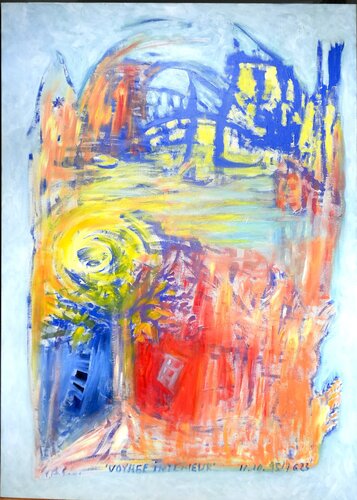 Voyage intérieur par Veronika Staat - Bachmann, Peinture en vente sur Singulart