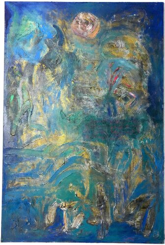 La nuit by Veronika Staat - Bachmann, Painting for Sale on Singulart