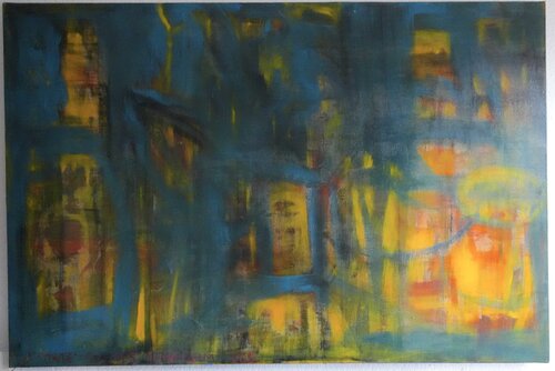 La porte de Veronika Staat - Bachmann, Pintura a la venta en Singulart
