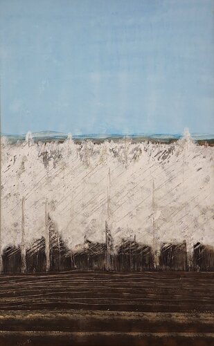 Reif fürs Waldviertel - Reif im Waldviertel di Fritz Vogel, Pittura in vendita su Singulart