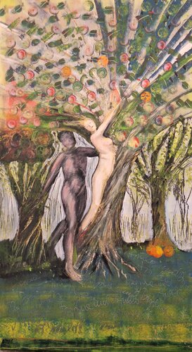 Daphne und Apoll par Fritz Vogel, Peinture en vente sur Singulart
