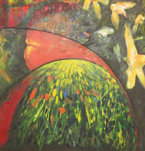 König des Urwalds di Fritz Vogel, Pittura in vendita su Singulart