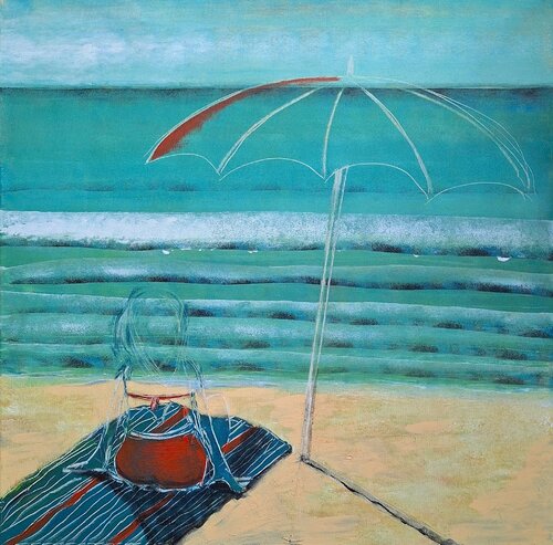 Waves and Transparent Things di Fritz Vogel, Pittura in vendita su Singulart