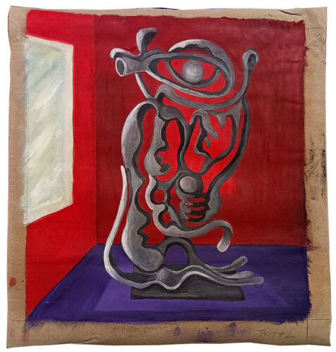 Tacit #1 (aka. painting of a sculpture that does not exist) di Denis Taylor, Pittura in vendita su Singulart